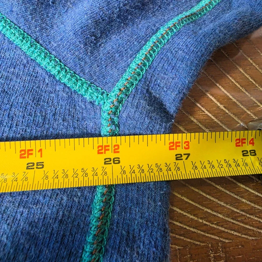 Tommy Bahama Men Quarter Zip Pullover Sweater Teal Contrast Stitch XL Reversible